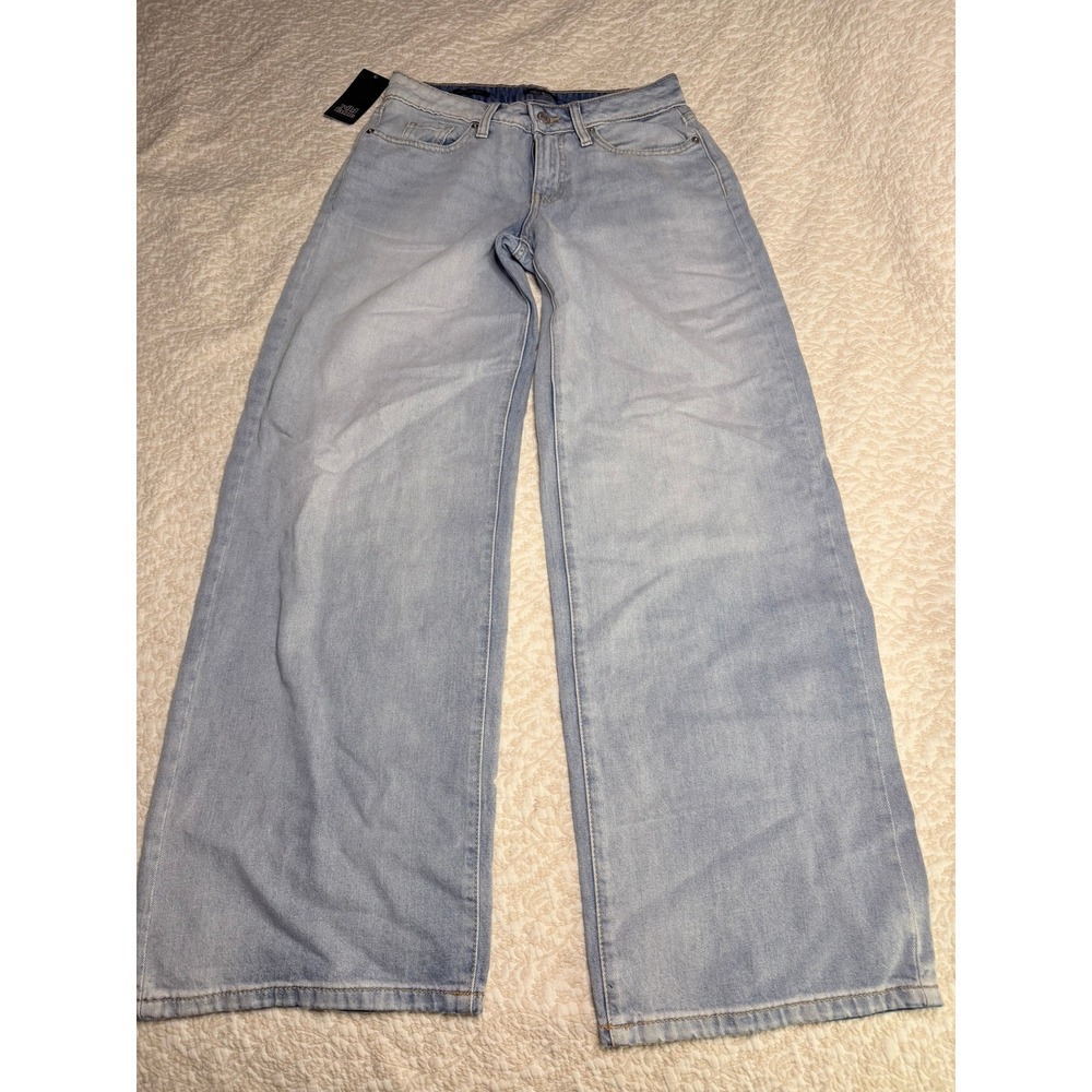Wild Fable Womens High-Rise Wide Leg Jeans Light Wash Blue Denim Size 2 NWT